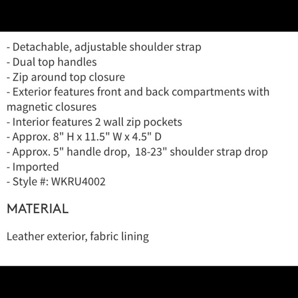 Kate spade ♠️ NWT Lise leather satchel crossbody - Picture 6 of 12